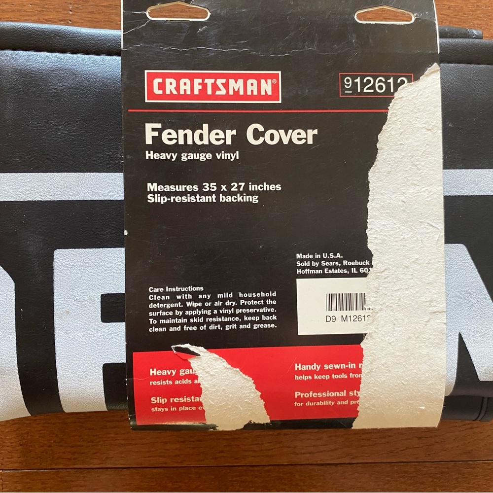 Craftsman Black Fender Cover NEW - Picture 3 of 4